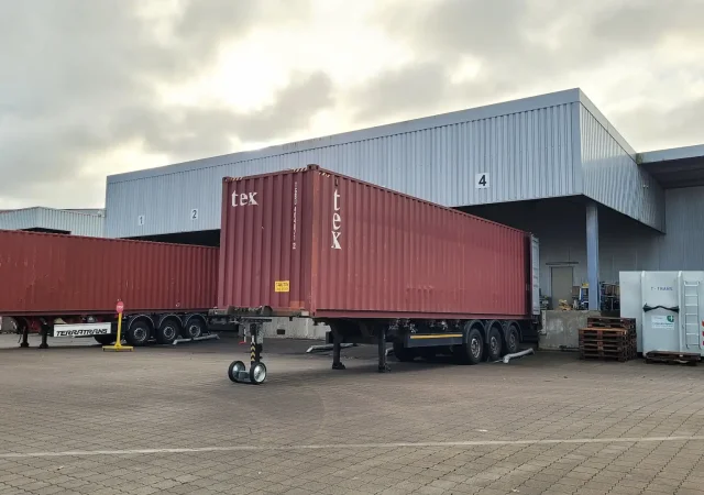 Container ramp at the TERRATRANS TT40 warehouse in Bremen